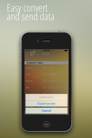 iMeasure!Lite -Converter screenshot 2