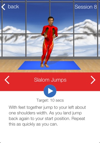 Snow Fitness Workouts - Skiing & Snowboarding Exercises screenshot 2