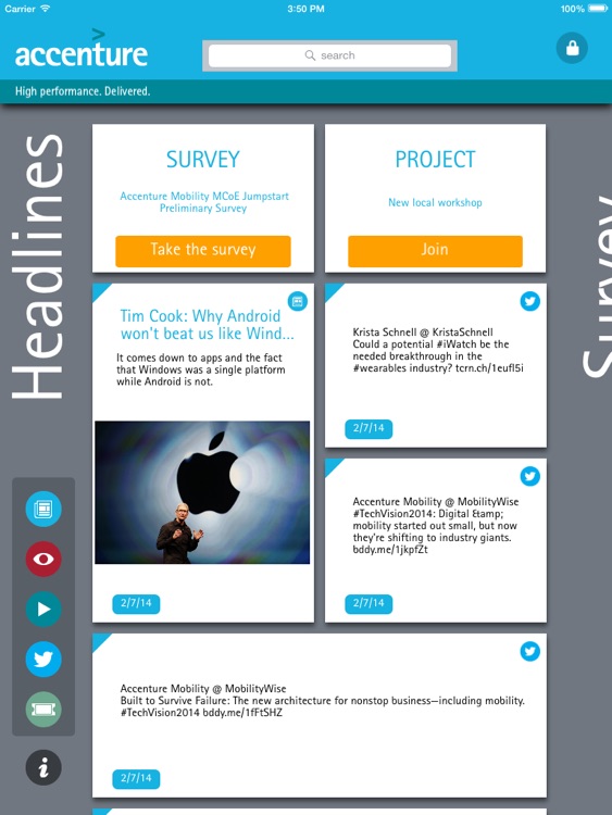 Accenture Mobility Workshop Application