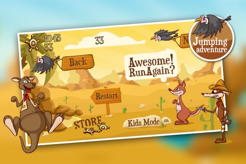 Kangaroo Run - Free Outback Jump Game screenshot 3