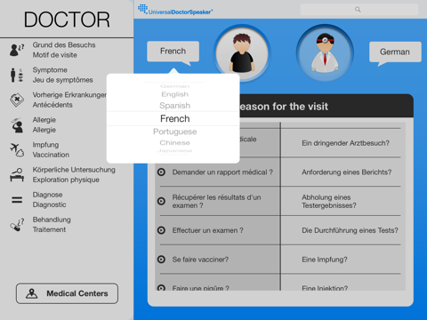 Screenshot #5 pour Universal Doctor Speaker: Traducteur médical  avec  a udio