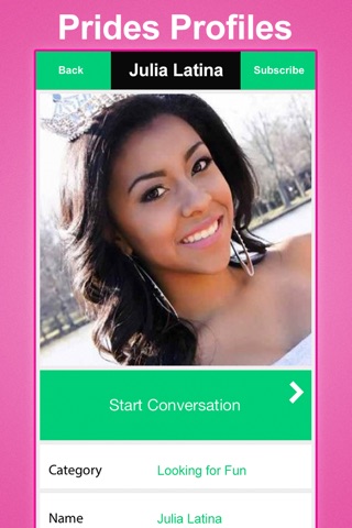 Prides - Lesbian, same sex, bi, social network to chat and meet girls screenshot 3