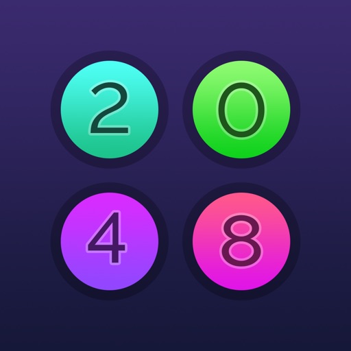 Chaos 2048 Avoid Circles Game - Universal Theory of Numbers Icon