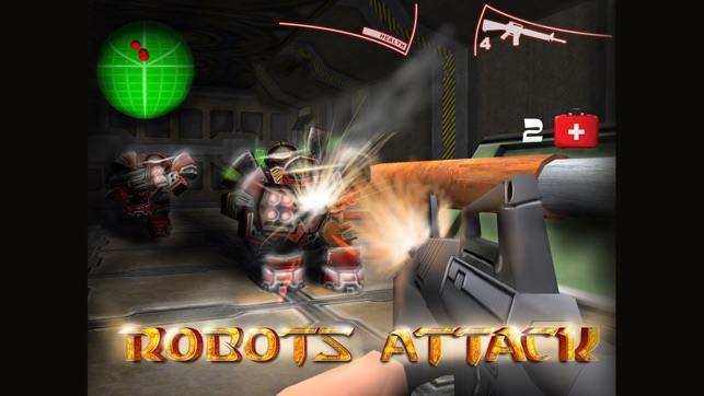 Robots Attack Shooter 3D: Iron trigger fights vs dead machin(圖1)-速報App