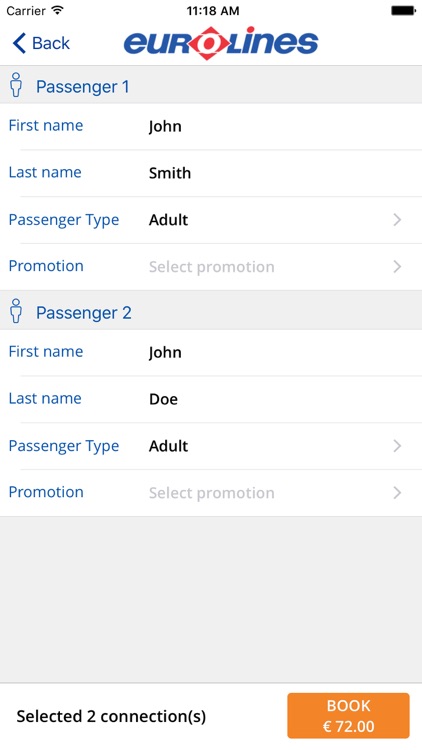 Eurolines screenshot-3