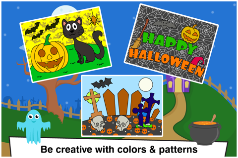 Halloween Colorbook Free by Tabbydo : Paint, Draw and Celebrate screenshot 2