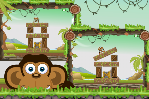 A Clumsy Monkey - Jungle Temple Crush Free Game screenshot 3