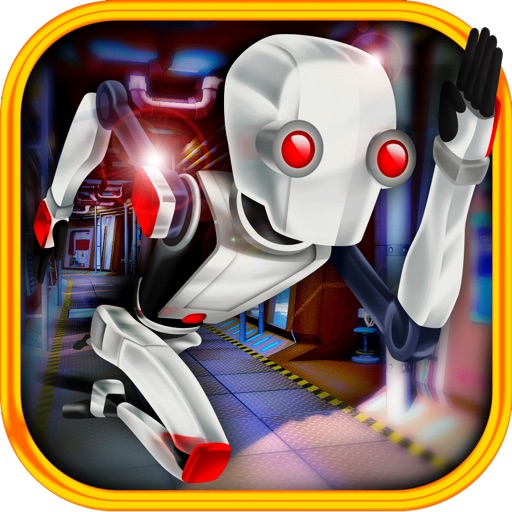 3D Scifi Robot Fast Running Battlefield icon