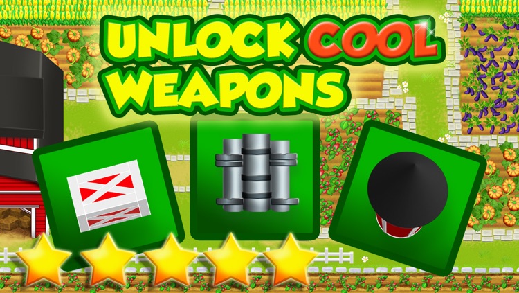 Farm Game Tower Blitz - Fun Defend Animals VS Cows Attack Shooting Game For Kids FREE screenshot-3