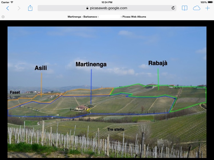 Barbaresco Wine Map Free