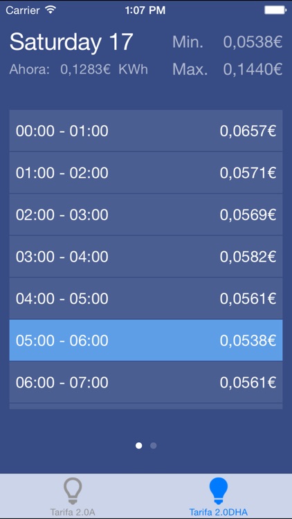 LuzApp - Precio de la luz por horas screenshot-3
