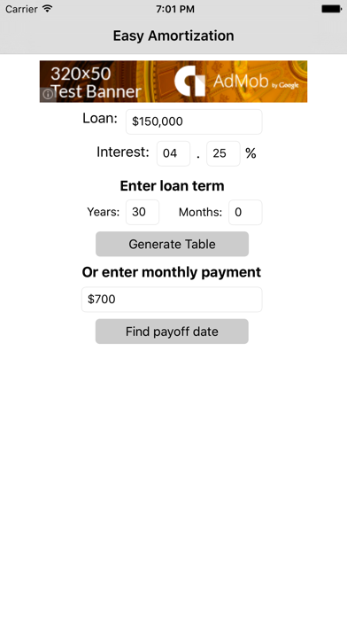 How to cancel & delete Easy Amortization Lite from iphone & ipad 1