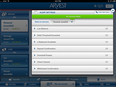 Arvest for iPad screenshot 4