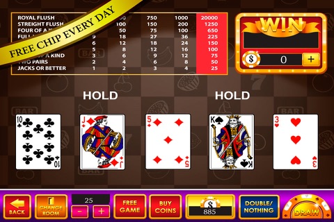Go Bet Video Poker : High Card Low Card Vegas Casino Games screenshot 2