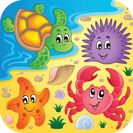 Match the Animals - Sea Life Icon