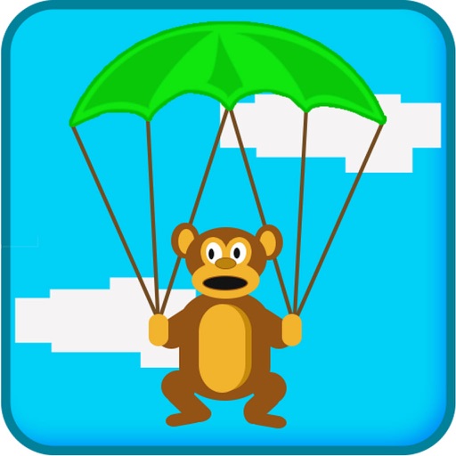 Parachute Monkey Icon