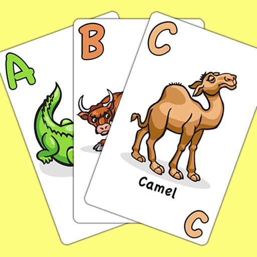 Alphabet and Animal Flash Cards iOS App