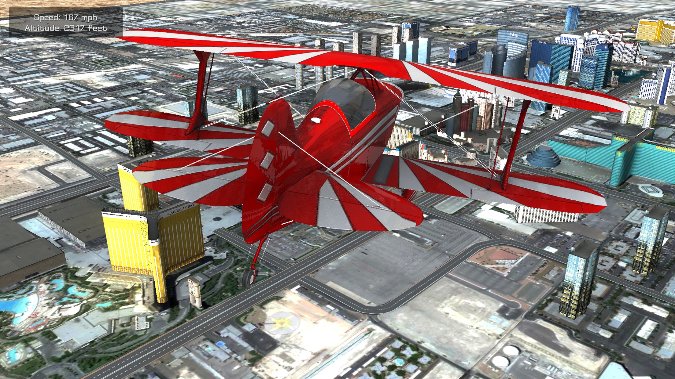 Screenshot do app Flight Unlimited Las Vegas - Flight Simulator