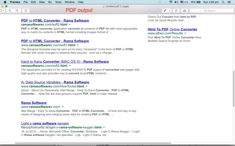 Screenshot #2 pour Web HTML To PDF