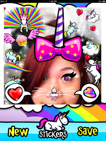 I'ma Unicorn - Amazing Glitter Rainbow Sticker Camera!のおすすめ画像4