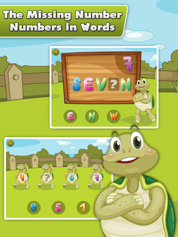 Screenshot #6 pour Tortue mathématiques pour enfants - les enfants apprennent nombres, addition et soustraction