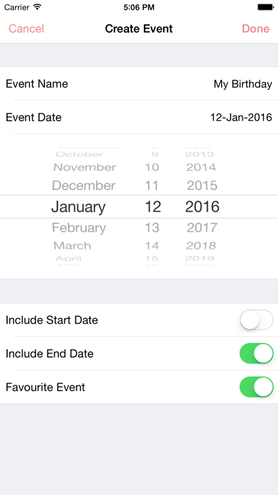 Days-to-Date Screenshot 3 of 3