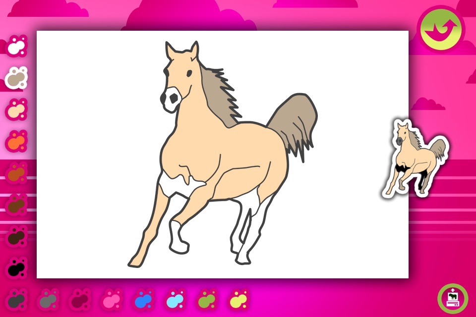 Ponies and Horses Activities for Kids: Puzzles, Drawing and other Games screenshot 3