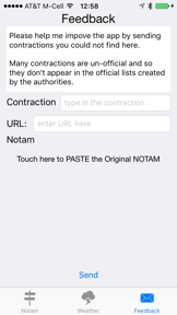 Notam Helper screenshot