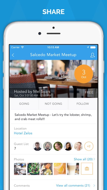 Happnin. Life is a series of events.