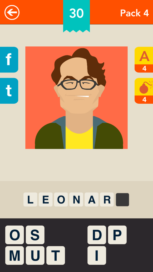 #4. Guess the Character! ~ Free Icon Quiz (iOS) 由: Gabriel Silviu Stefan