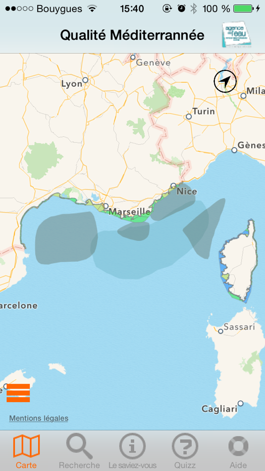 #1. Qualité Méditerranée (iOS) 由: Agence de l'eau Rhône Méditerranée Corse