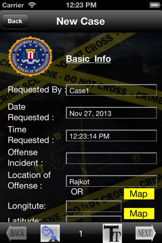 Call Out - Crime Scene Investigation Notebook screenshot 2