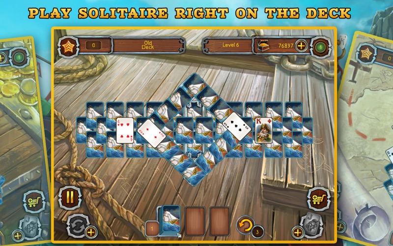 Screenshot #3 pour Pirate Solitaire Free