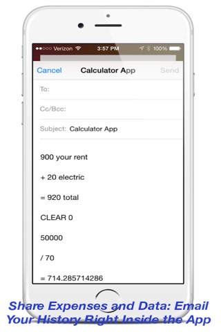 CalcuCat - Pro Calculator with History, Sharing & More screenshot 3