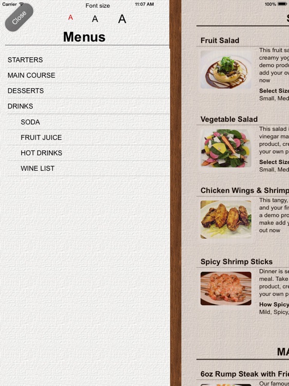 Tablet Waiter Lite screenshot-4