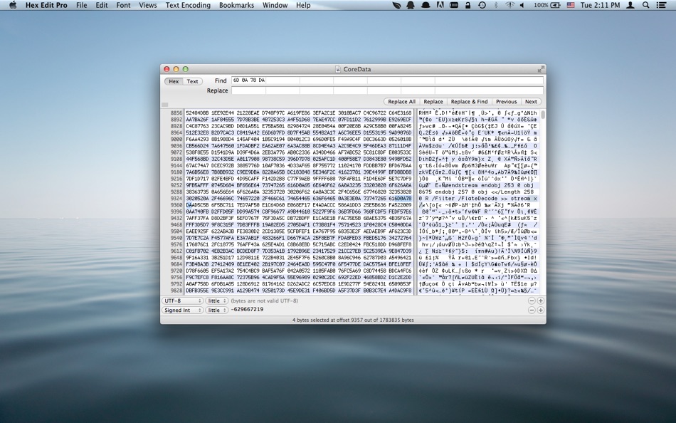 Hex Edit Pro for Mac OS X - 1.0 - (macOS)