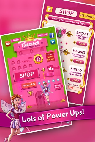 TinkerBell and the Magic Castle - FREE Multiplayer Cute Fairy Adventure Game screenshot 3