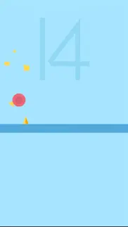 bouncing ball iphone screenshot 2
