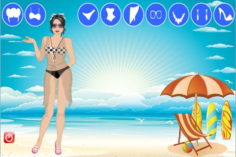 Beach Swimwear Dress up Game screenshot 3