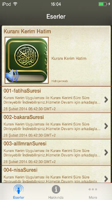 Screenshot #2 pour Bu Gün Kuran Dinledin mi?
