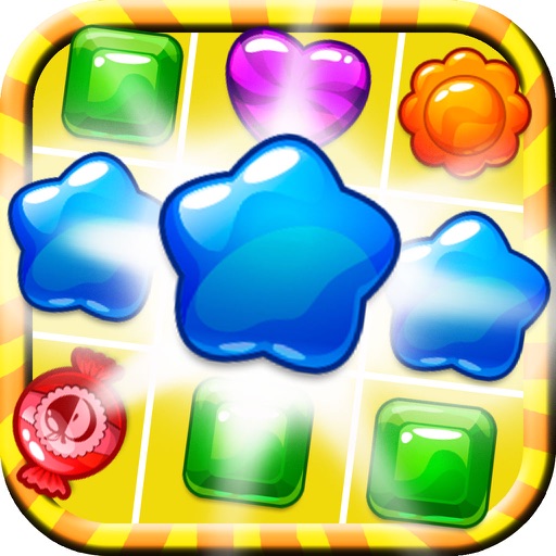 Gummy Fruit Sweet Deluxe mania : Match 3 Free Game icon