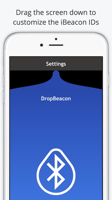 DropBeacon - A Beacon simulator for development purposes Screenshot 2