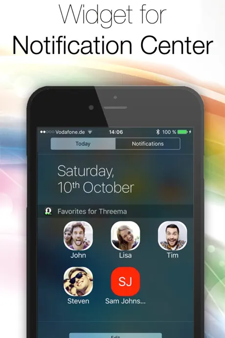 Quick Actions for Threema - A shortcut to Threema right from you