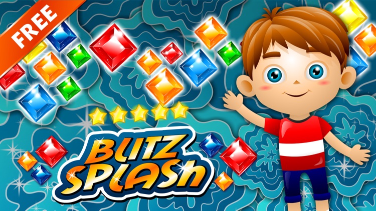 Blitz Splash Match-3 - diamond game and kids digger's quest hd free