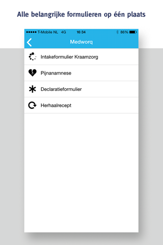 Medworq Formulieren App screenshot 2