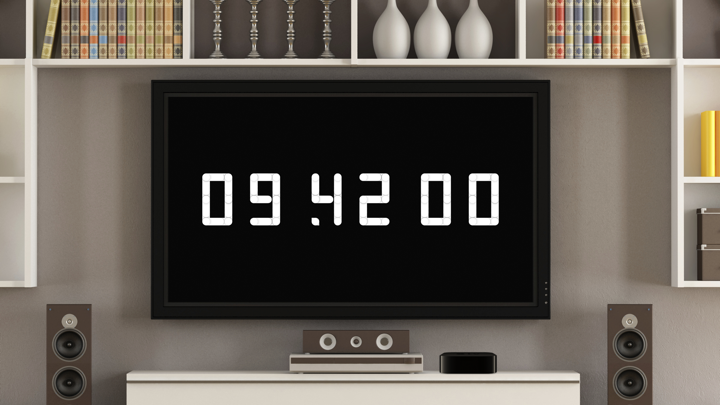 Screenshot #1 pour Clockus – Clock for TV
