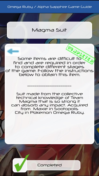Pocket Guide for Pokemon Omega Ruby & Alpha Sapphire