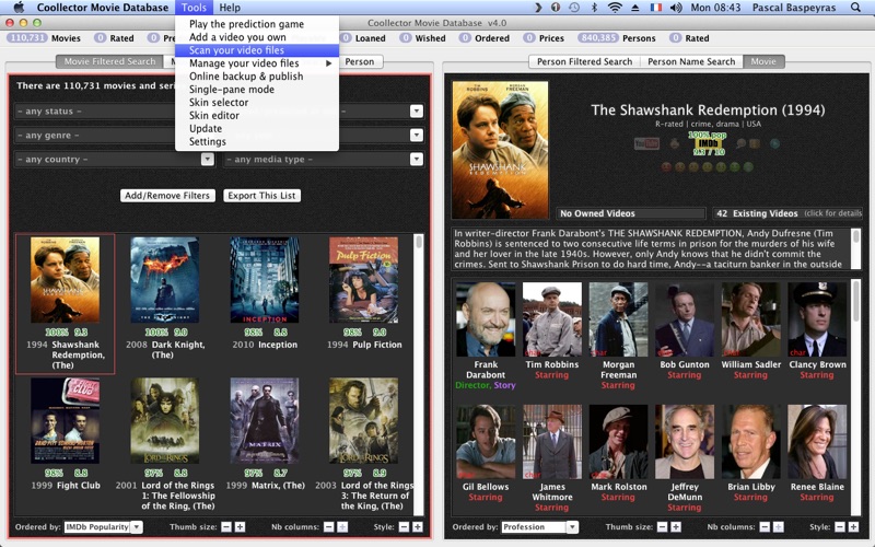 Screenshot #1 pour Coollector Movie Database