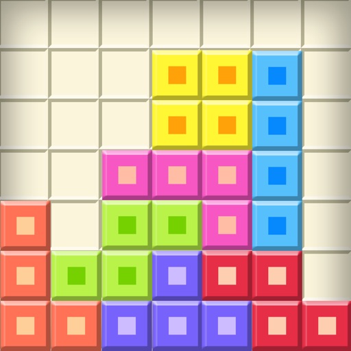 Colorful Blocks! ~ addictive block puzzle & 1010 classic icon