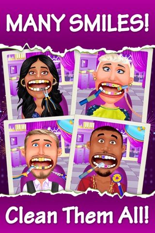 Celebrity Dentist - Tongue And Teeth Little Doctor Game For Kids, Boys And Girls screenshot 2